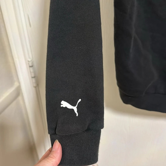 Puma SpongeBob Square Pants Kids‎ Unisex Black Hoodie Size Medium Warm Winter - Picture 5 of 6